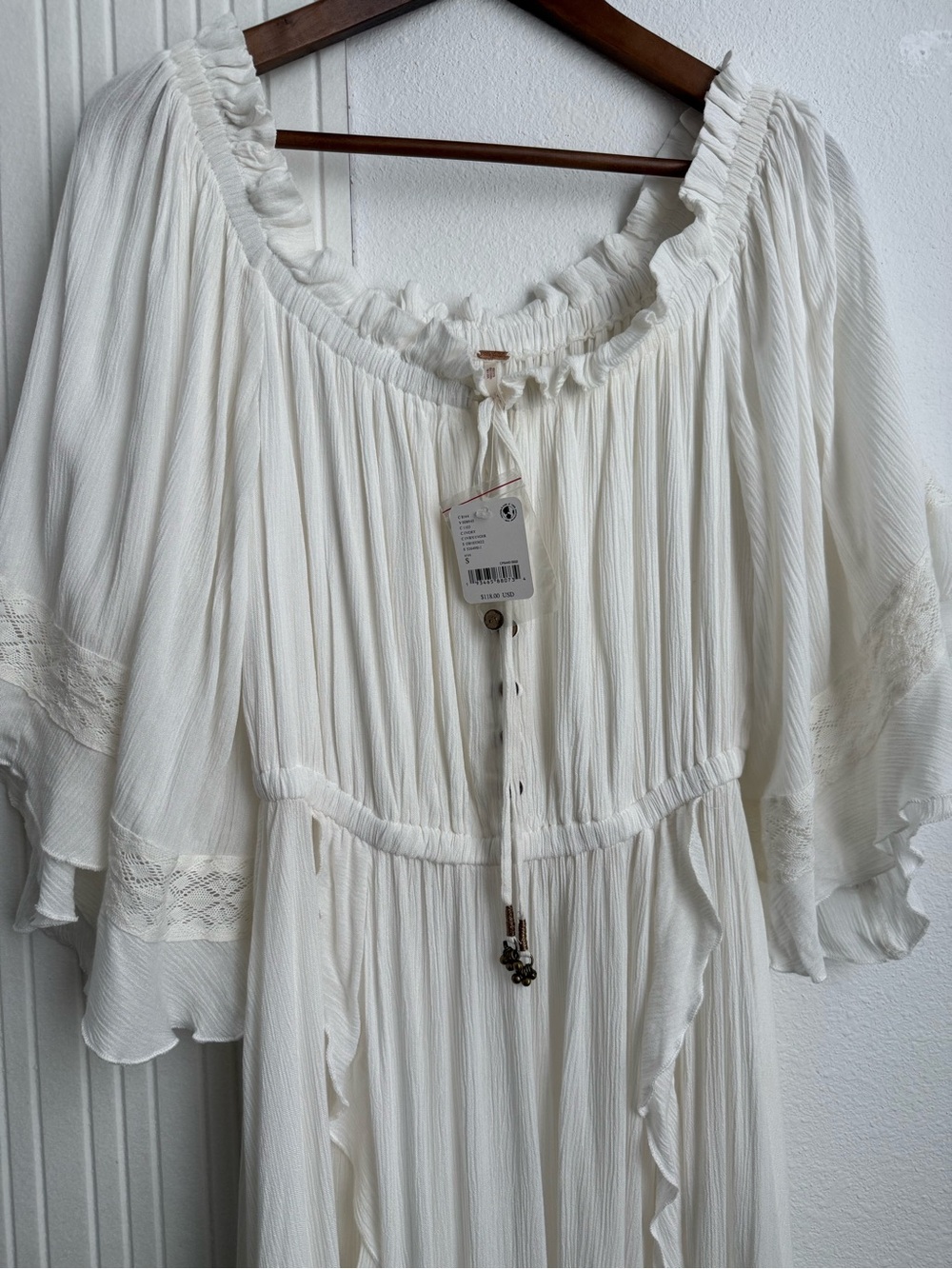 Free People Endless Summer Beach Bliss Maxi Dress with Pockets S - Picture 4 of 8